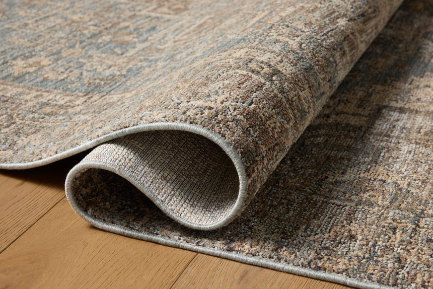 Priscilla Rug 04 | Blue / Bark
