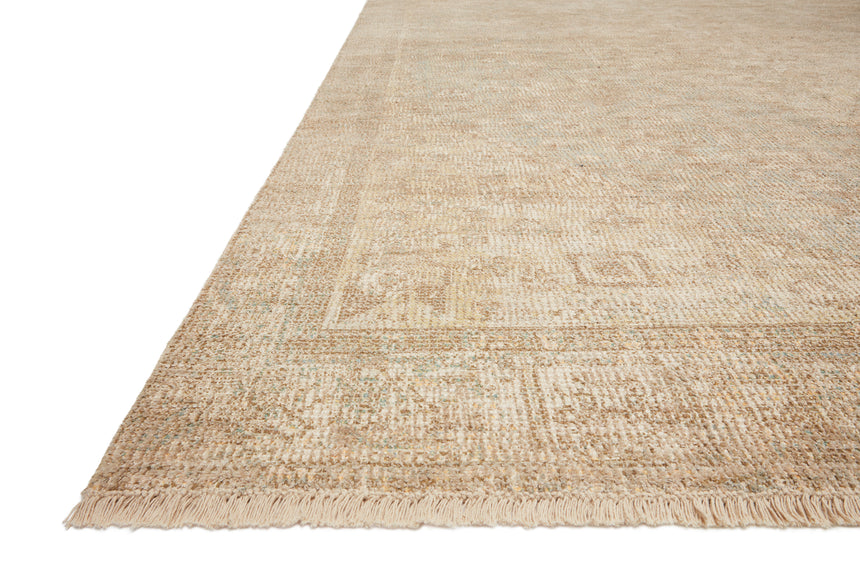 Priya Rug 01 | Ocean / Ivory
