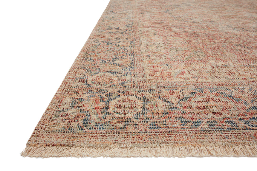 Priya Rug 07 | Brick / Navy