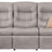 Trend Leather Cinder | Norwegian Comfort Paramount 3-Seater Wallsaver - Promo | Valley Ridge Furniture