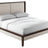 Havana on Walnut with Boca Fabric | Mobican Parma Bed | Valley Ridge Furniture