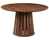 West Bros Phase 50" Round Pedestal Table in 79 Toast