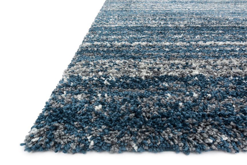 Quincy Rug 05 | Navy / Pewter