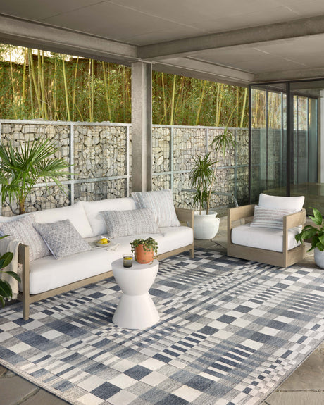 Rainier Rug 04 | Ivory / Denim