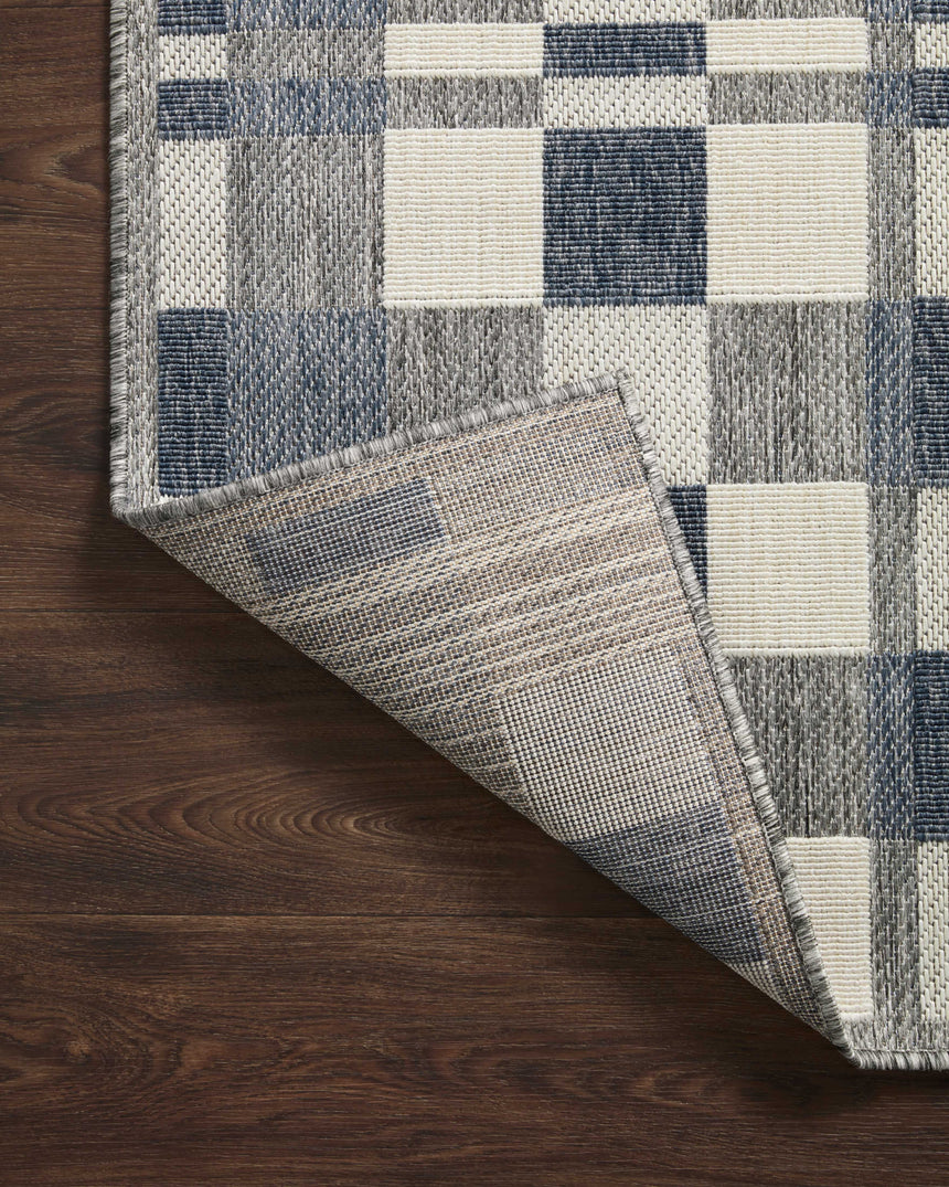 Rainier Rug 04 | Ivory / Denim