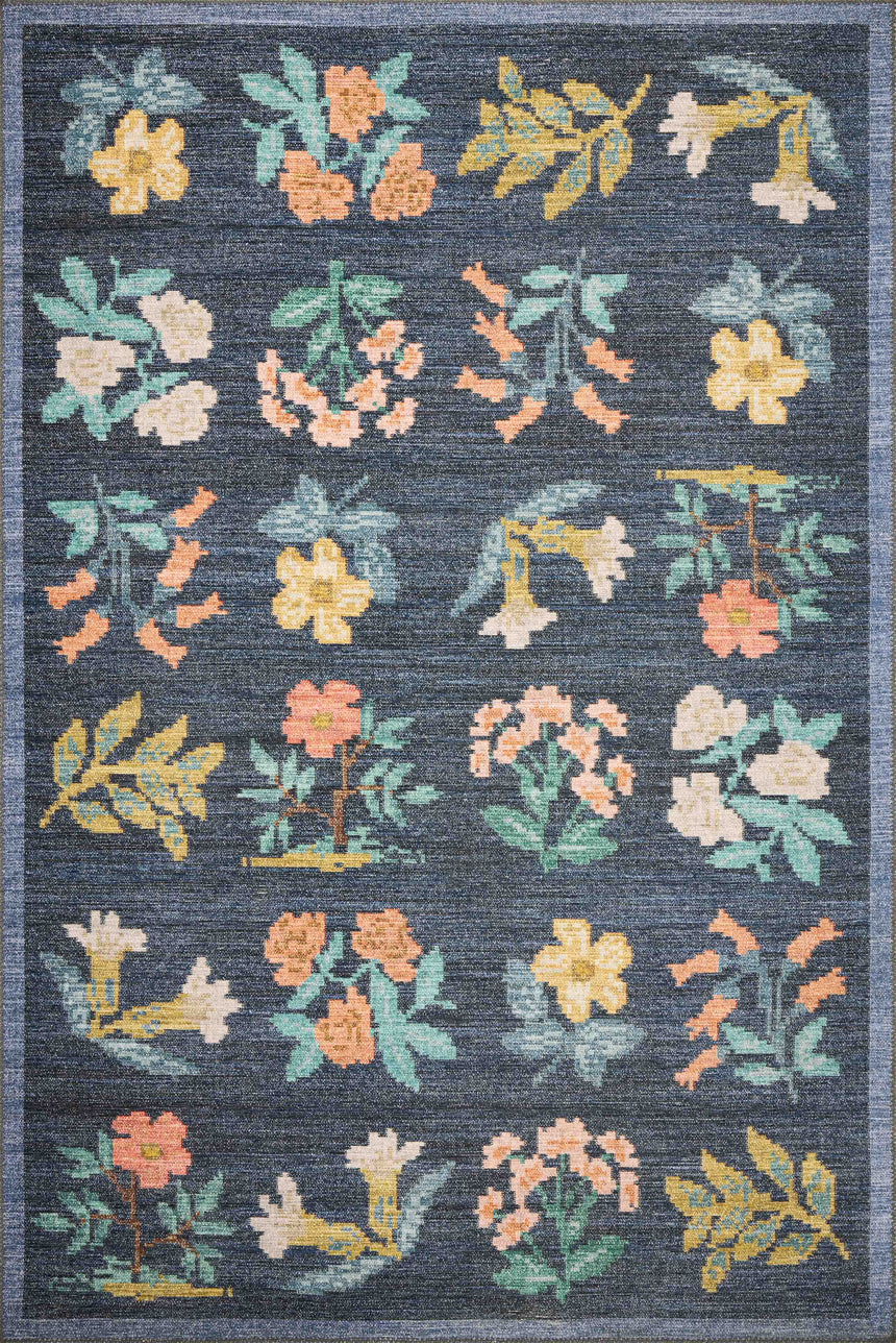 Rosa Rug 03 | Navy
