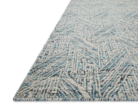 Raven Rug 01 | Blue / Ivory