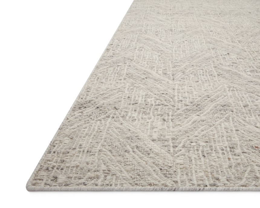 Raven Rug 01 | Silver / Ivory