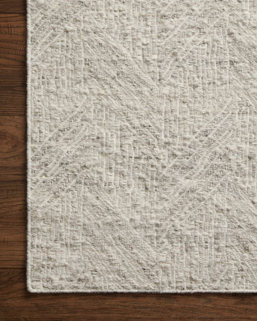 Raven Rug 01 | Silver / Ivory