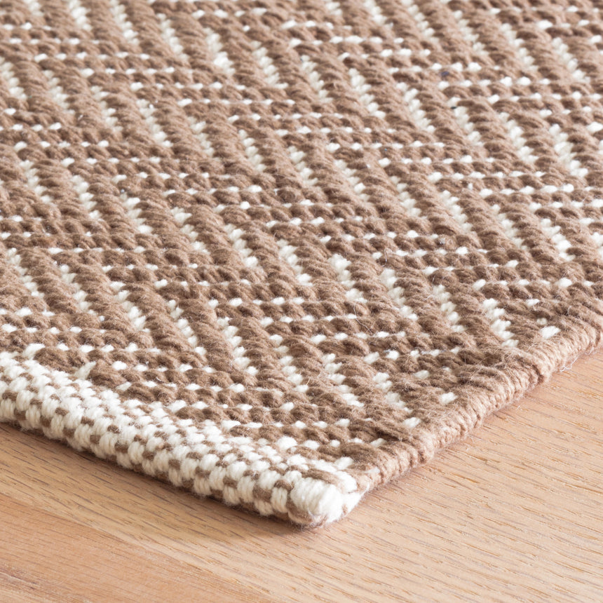 Herringbone Handwoven Cotton Rug