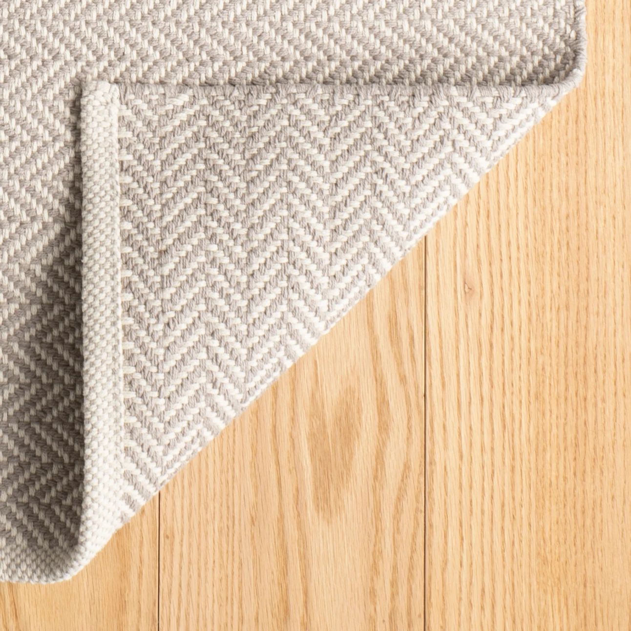 Herringbone Handwoven Cotton Rug