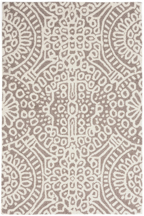 Temple Hand Micro Hooked Wool Rug