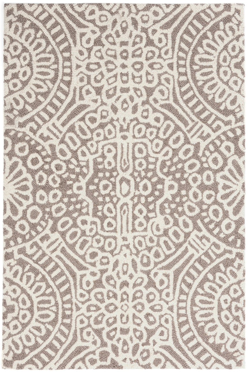 Temple Hand Micro Hooked Wool Rug