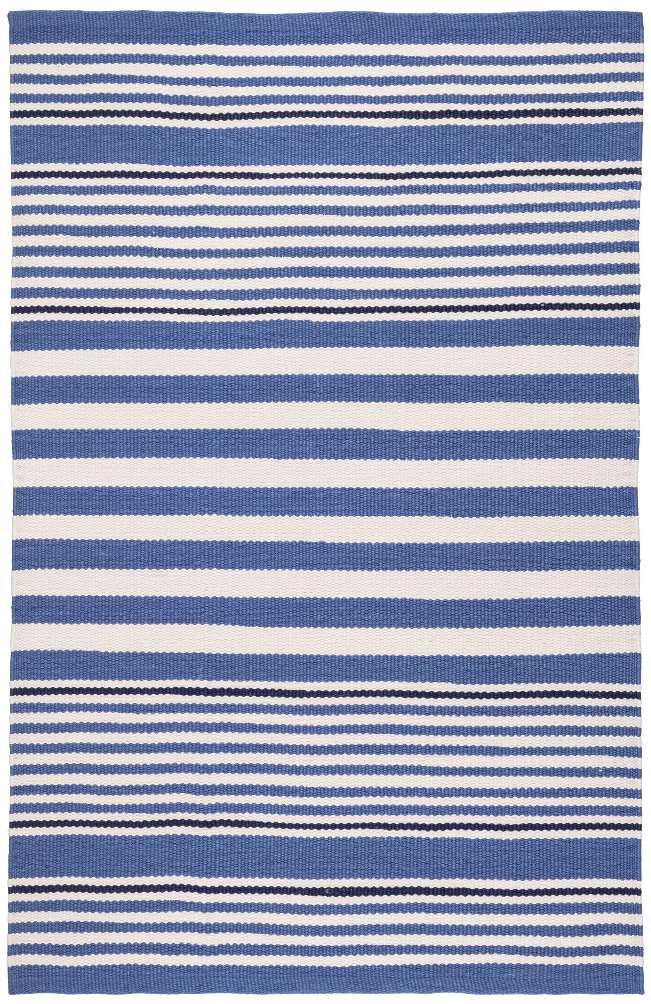 Rugby Stripe Handwoven Indoor/Outdoor Rug