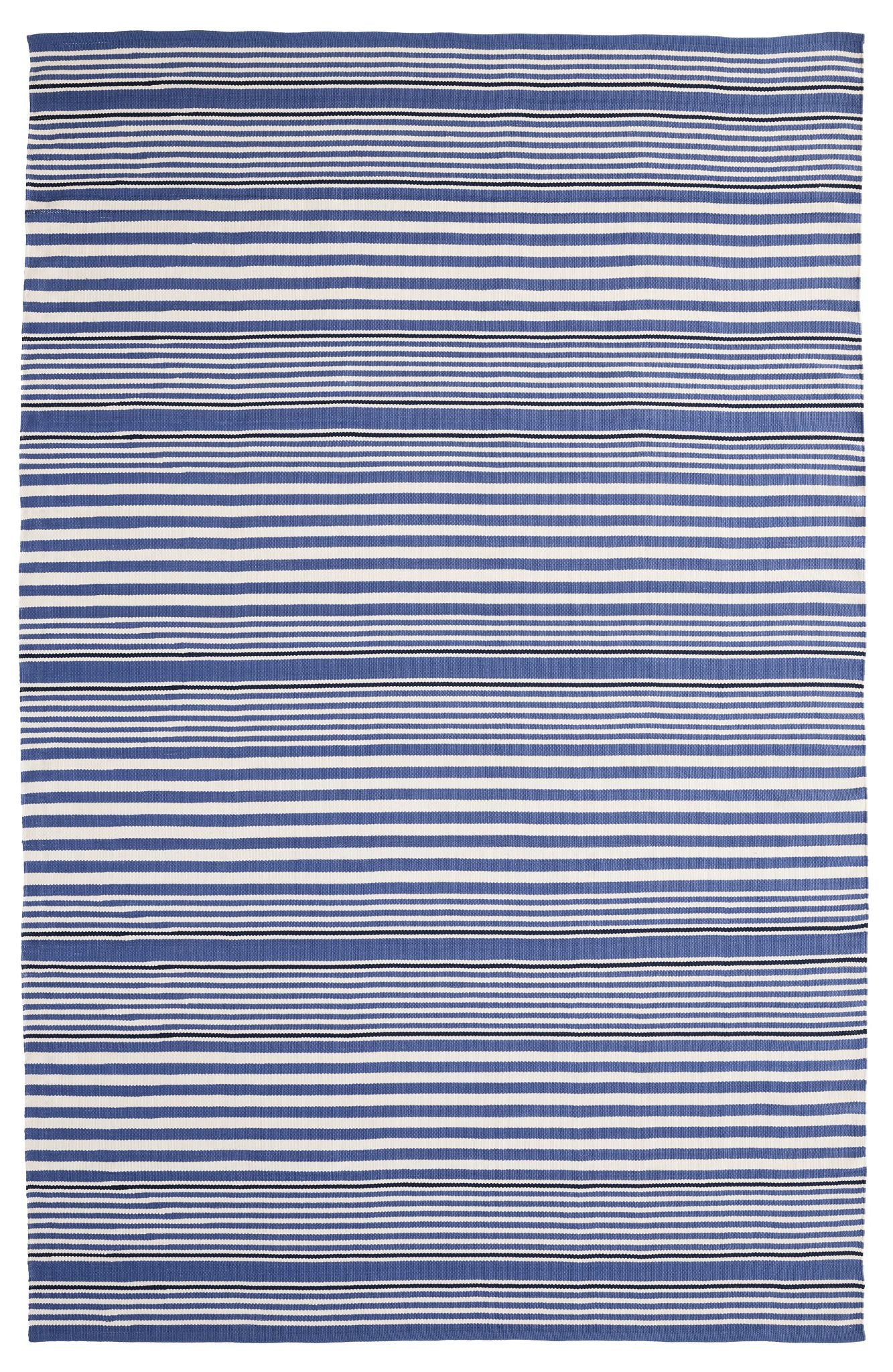 Rugby Stripe Handwoven Indoor/Outdoor Rug