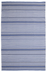 Rugby Stripe Handwoven Indoor/Outdoor Rug