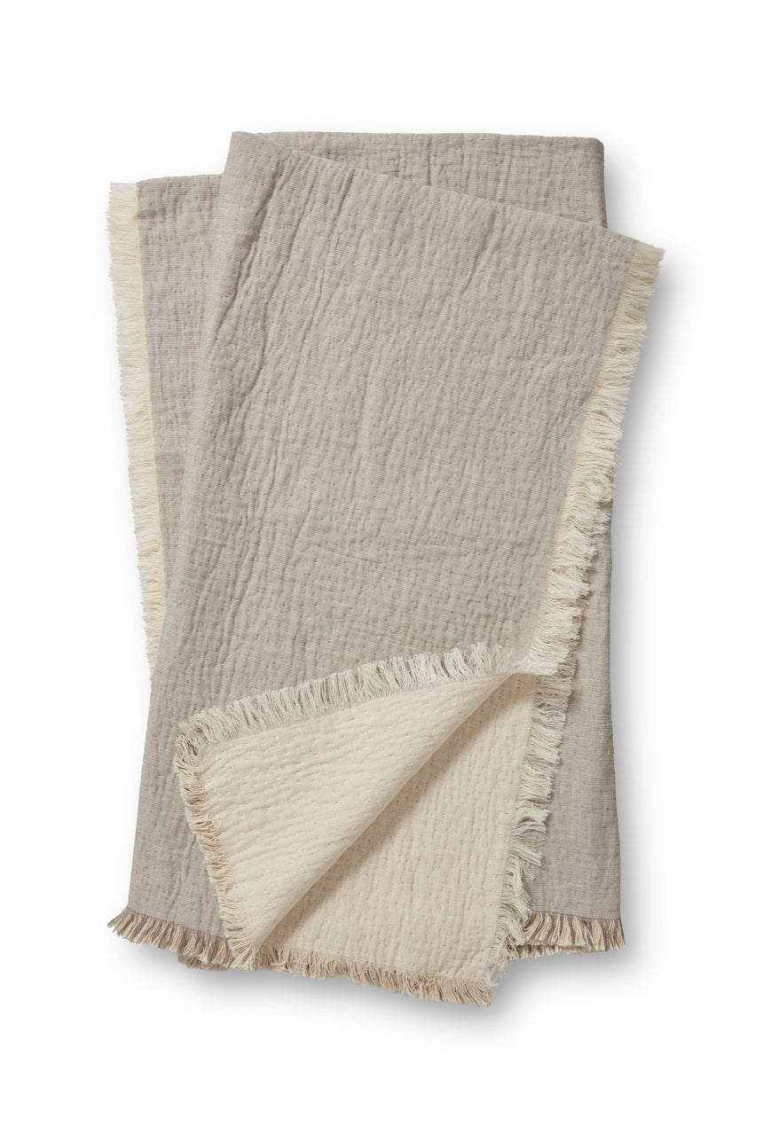Reed Grey / Natural Throw