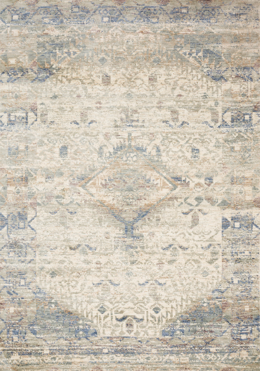 Revere Rug 06 | Ivory / Blue