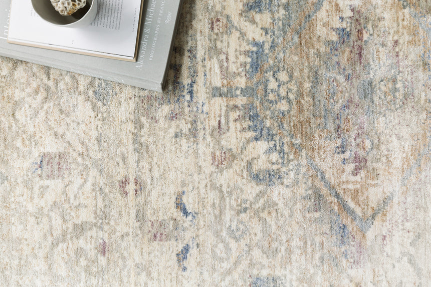Revere Rug 06 | Ivory / Blue