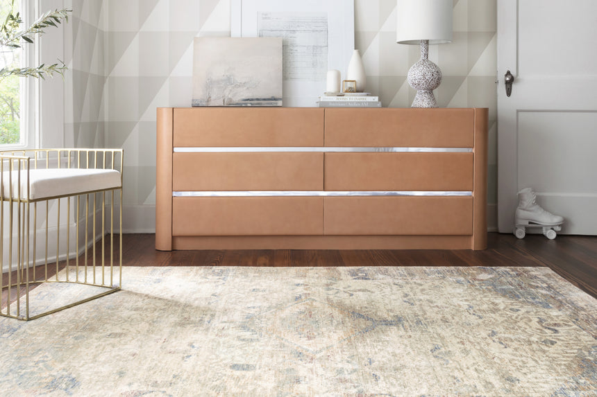 Revere Rug 06 | Ivory / Blue