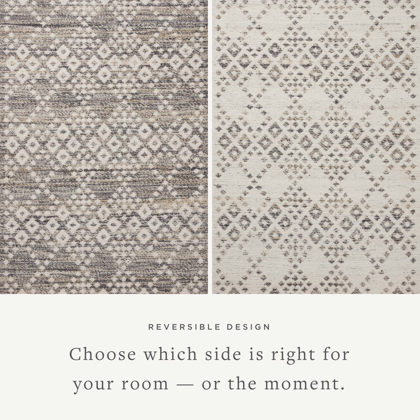 Rivers Rug 01 | Denim / Ivory