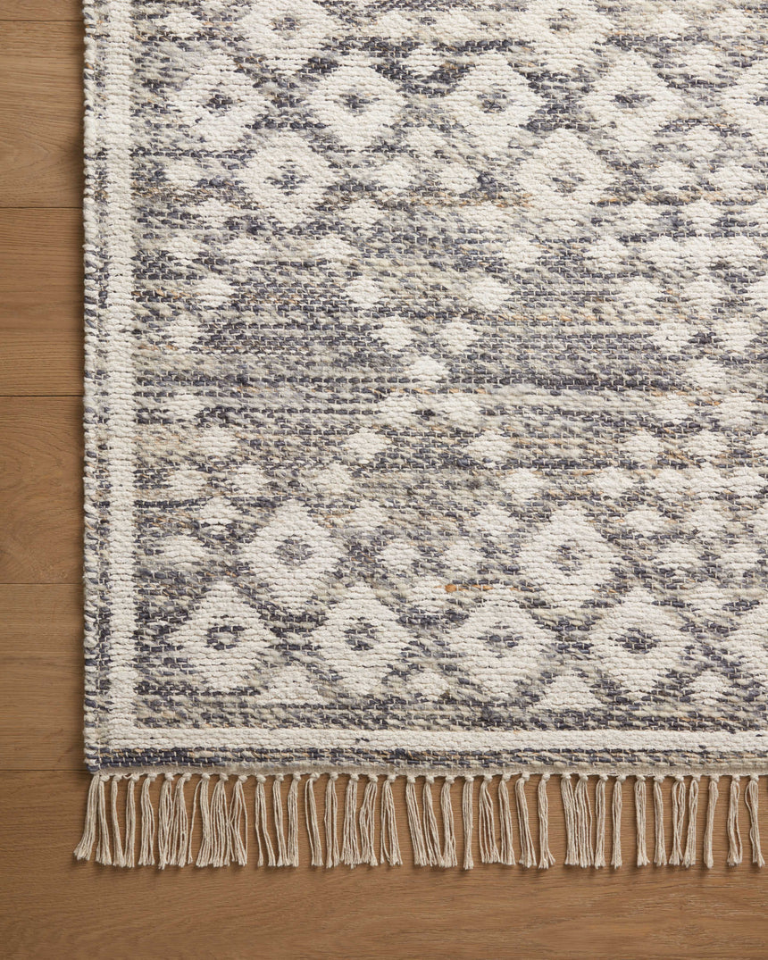 Rivers Rug 01 | Denim / Ivory