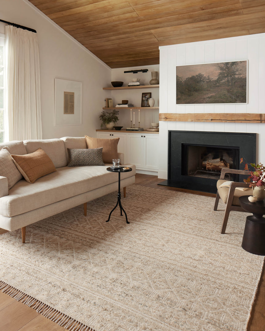 Rivers Rug 03 | Sand / Ivory