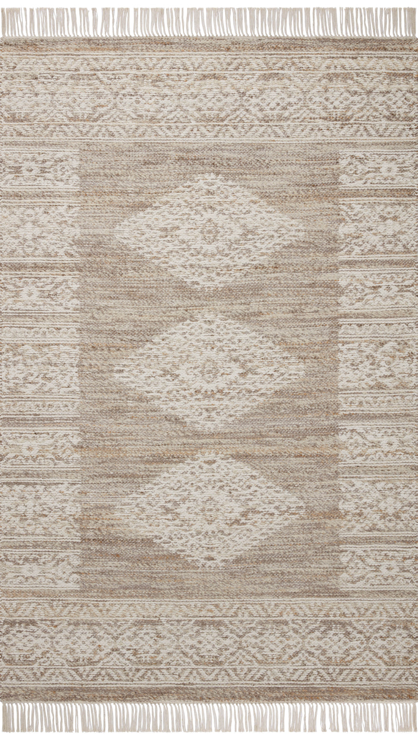 Rivers Rug 05 | Lilac / Ivory