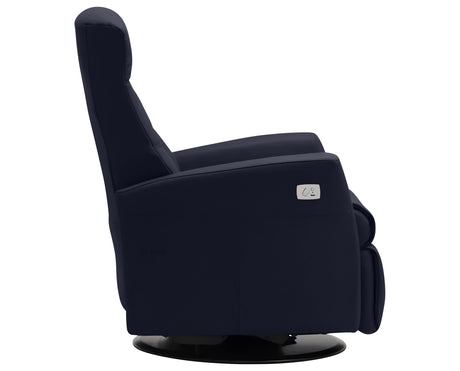 Trend Leather Tuxedo L | Norwegian Comfort Lord Recliner - Promo | Valley Ridge Furniture