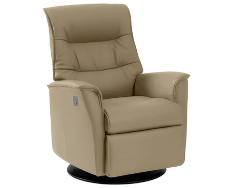 Trend Leather Beige L | Norwegian Comfort Paramount Recliner - Promo | Valley Ridge Furniture