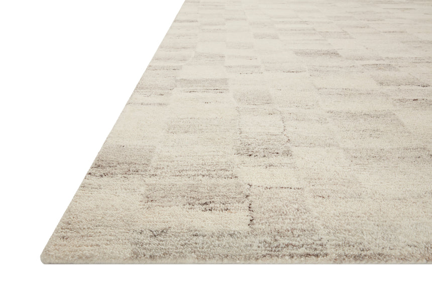 Rocky Rug 01 | Ivory / Silver