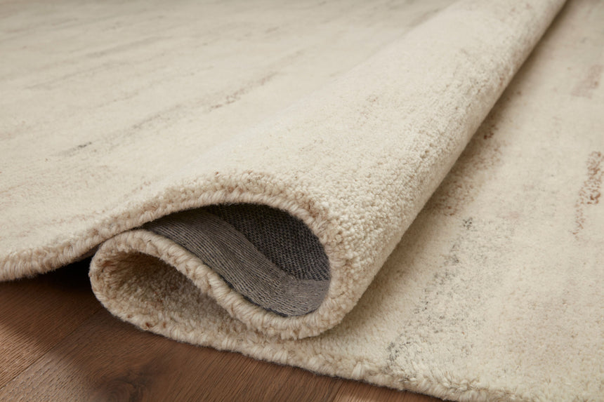 Rocky Rug 03 | Natural / Fog
