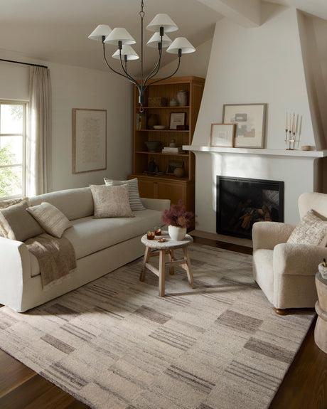 Rocky Rug 04 | Ivory / Dove