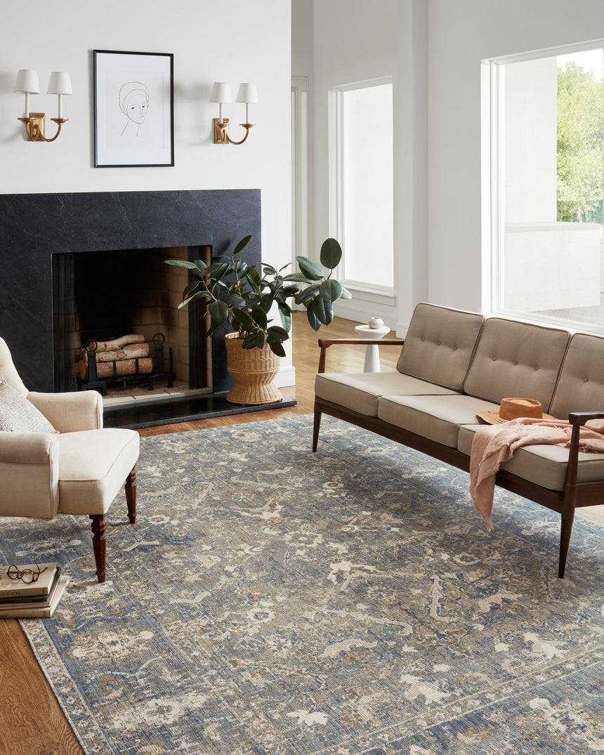 Rosemarie Rug 03 | Sand / Lagoon