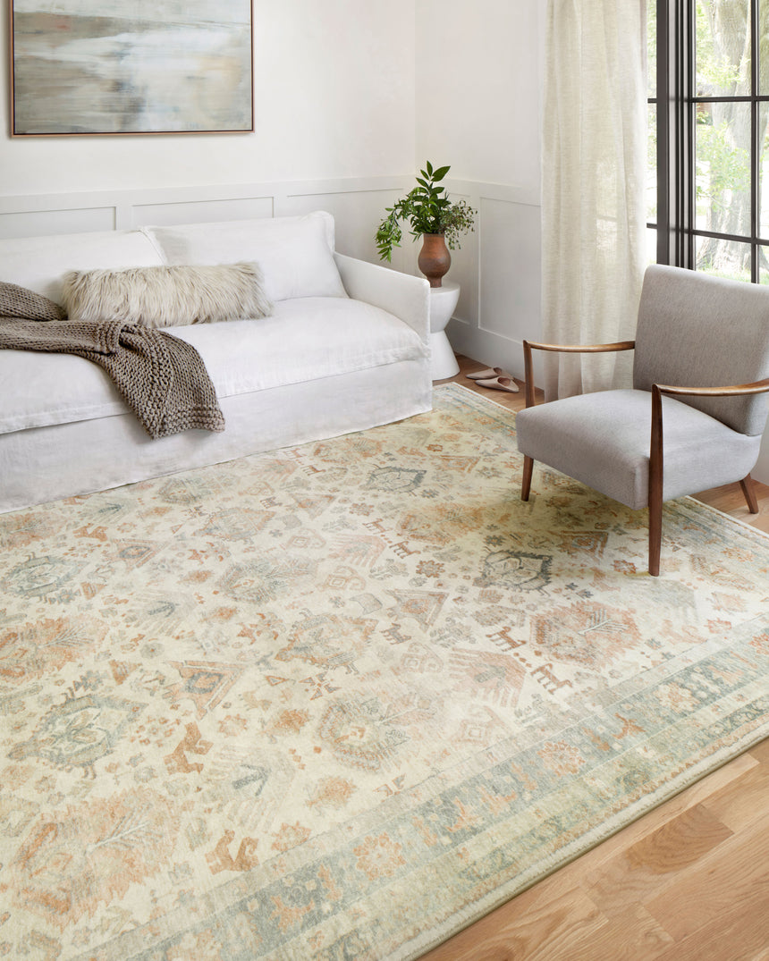 Rosette Rug 01 | Beige / Multi