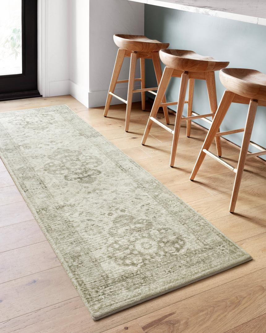 Rosette Rug 02 | Ivory / Silver