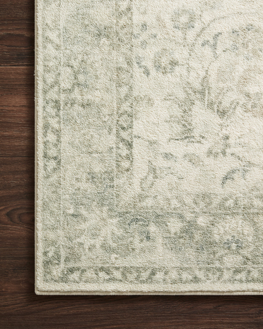 Rosette Rug 02 | Ivory / Silver