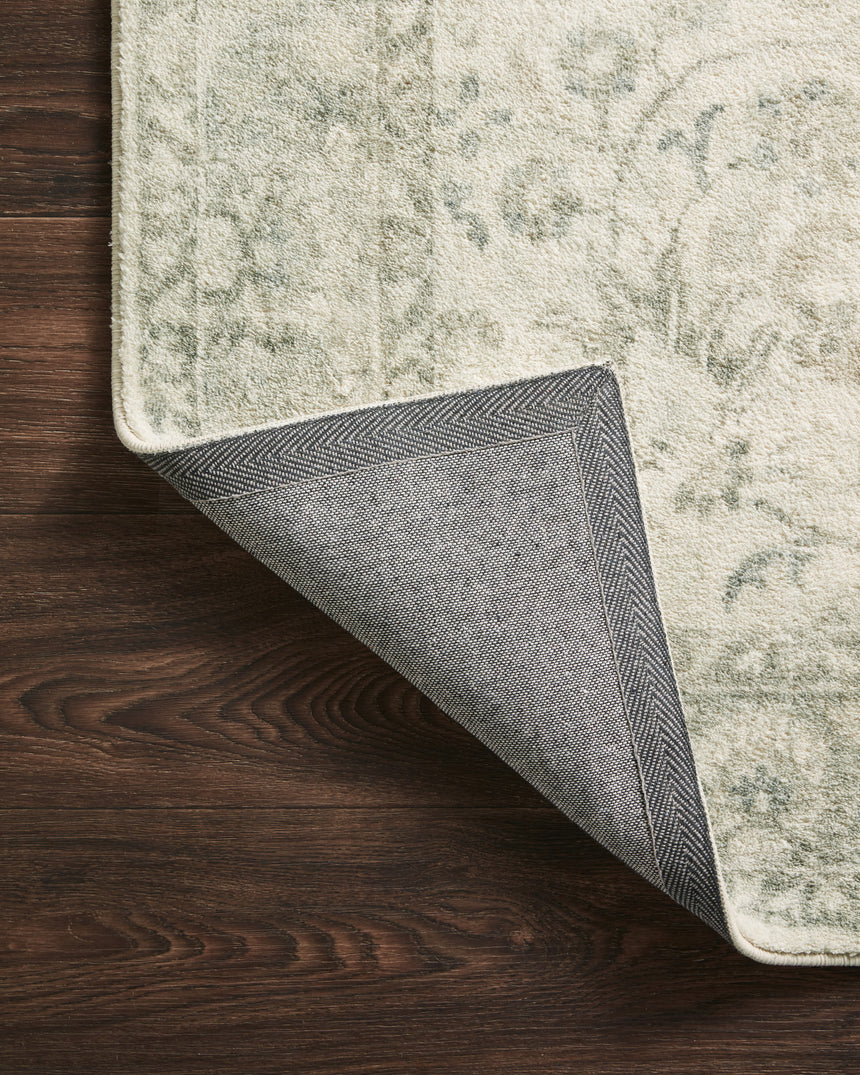 Rosette Rug 02 | Ivory / Silver