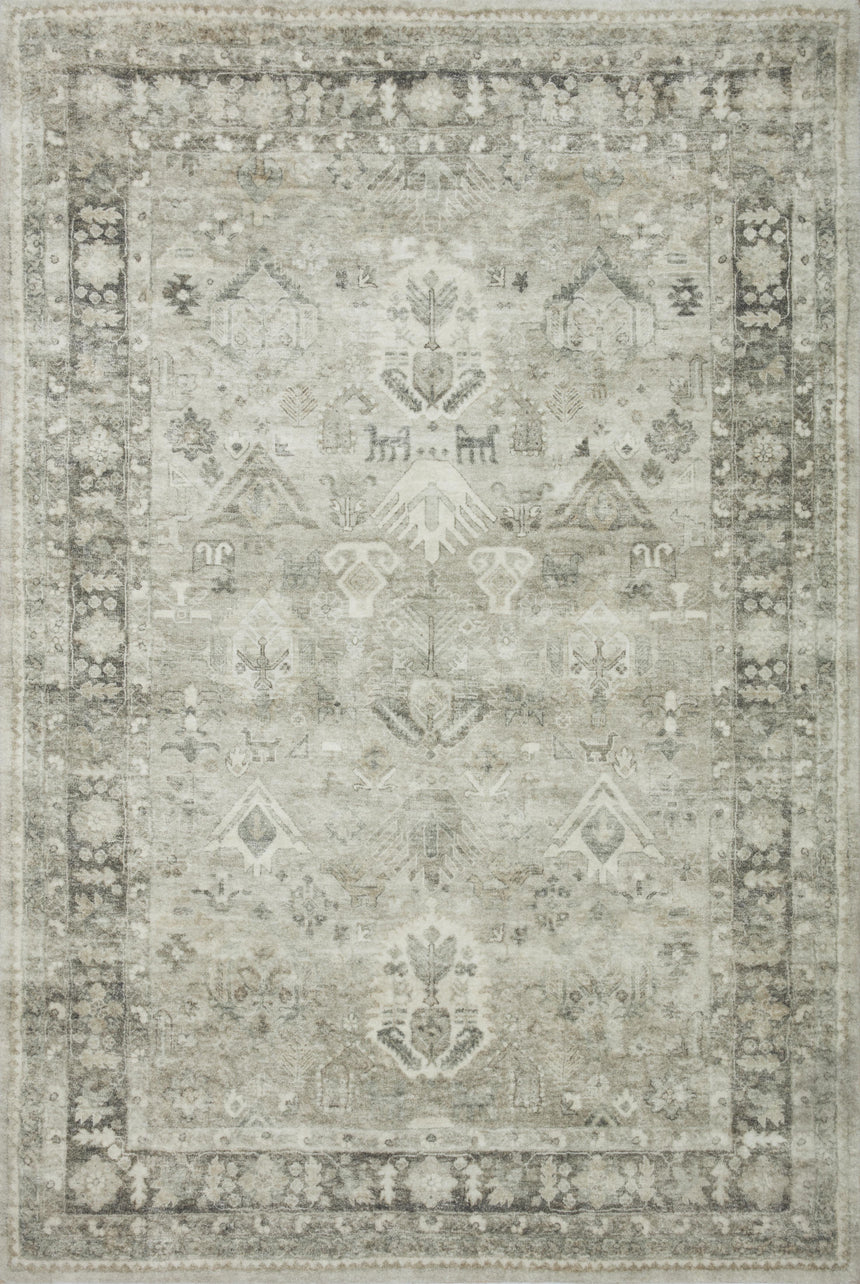 Rosette Rug 04 | Steel / Graphite