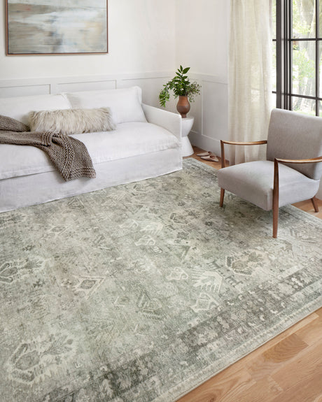 Rosette Rug 04 | Steel / Graphite