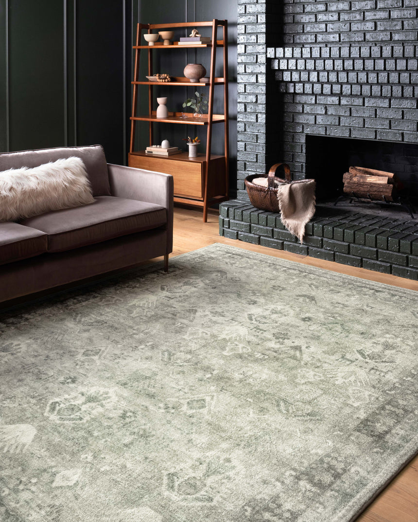 Rosette Rug 04 | Steel / Graphite