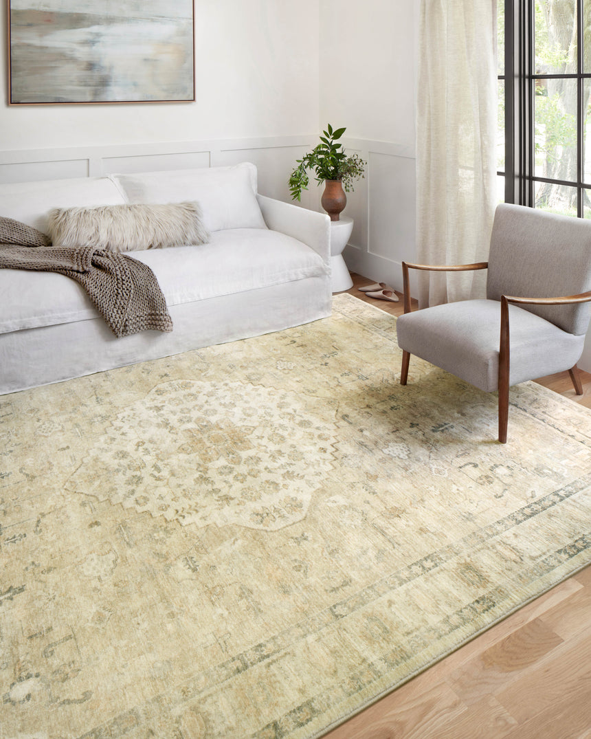 Rosette Rug 05 | Sand / Ivory