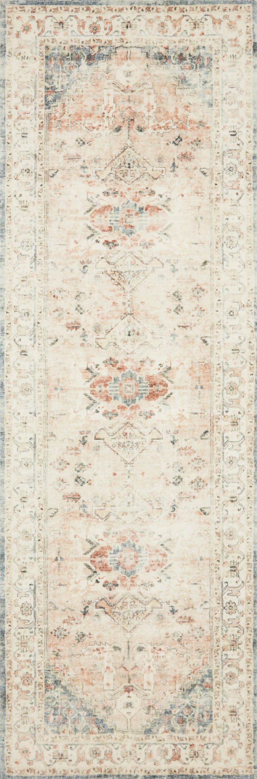 Rosette Rug 06 | Clay / Ivory