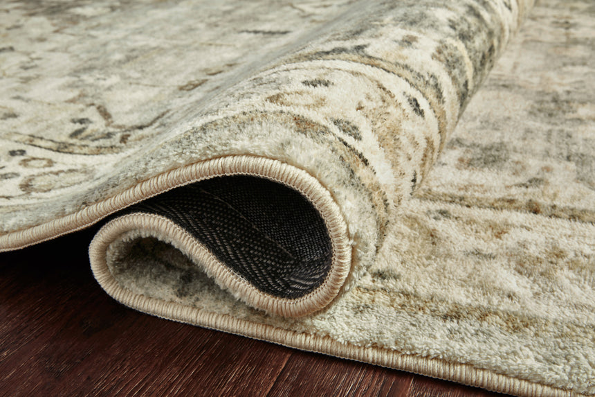 Rosette Rug 09 | Sage / Beige