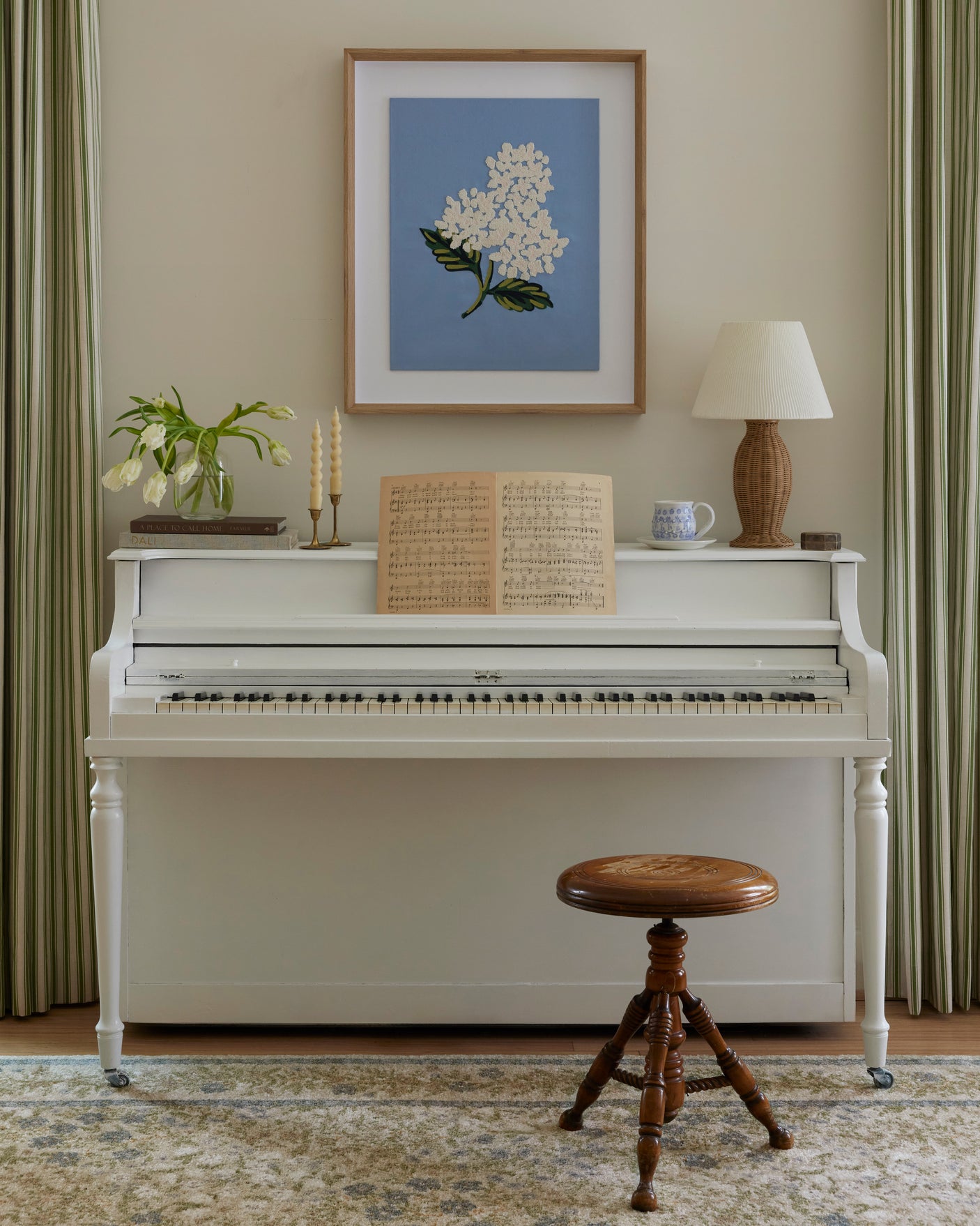 Hydrangea Blue Wall Art