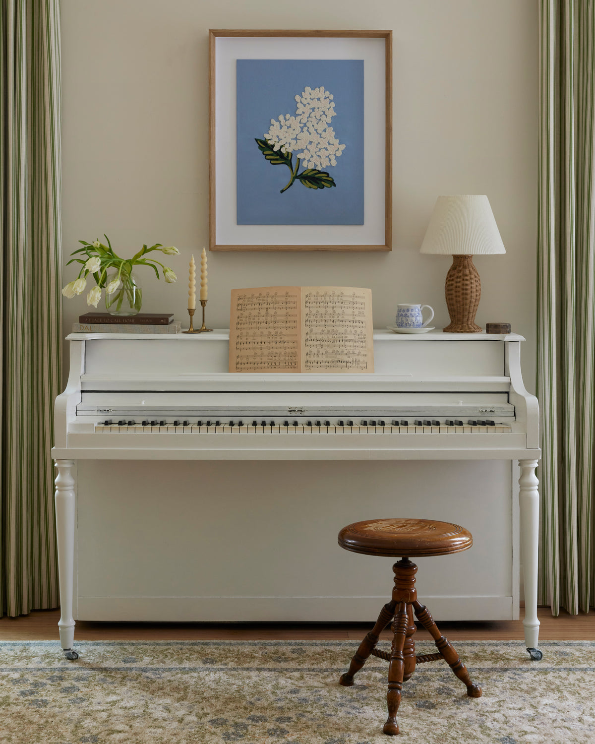 Hydrangea Blue Wall Art