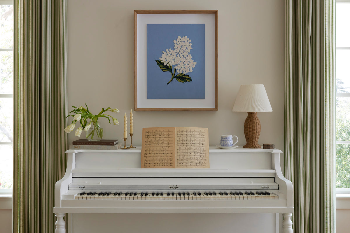 Hydrangea Blue Wall Art