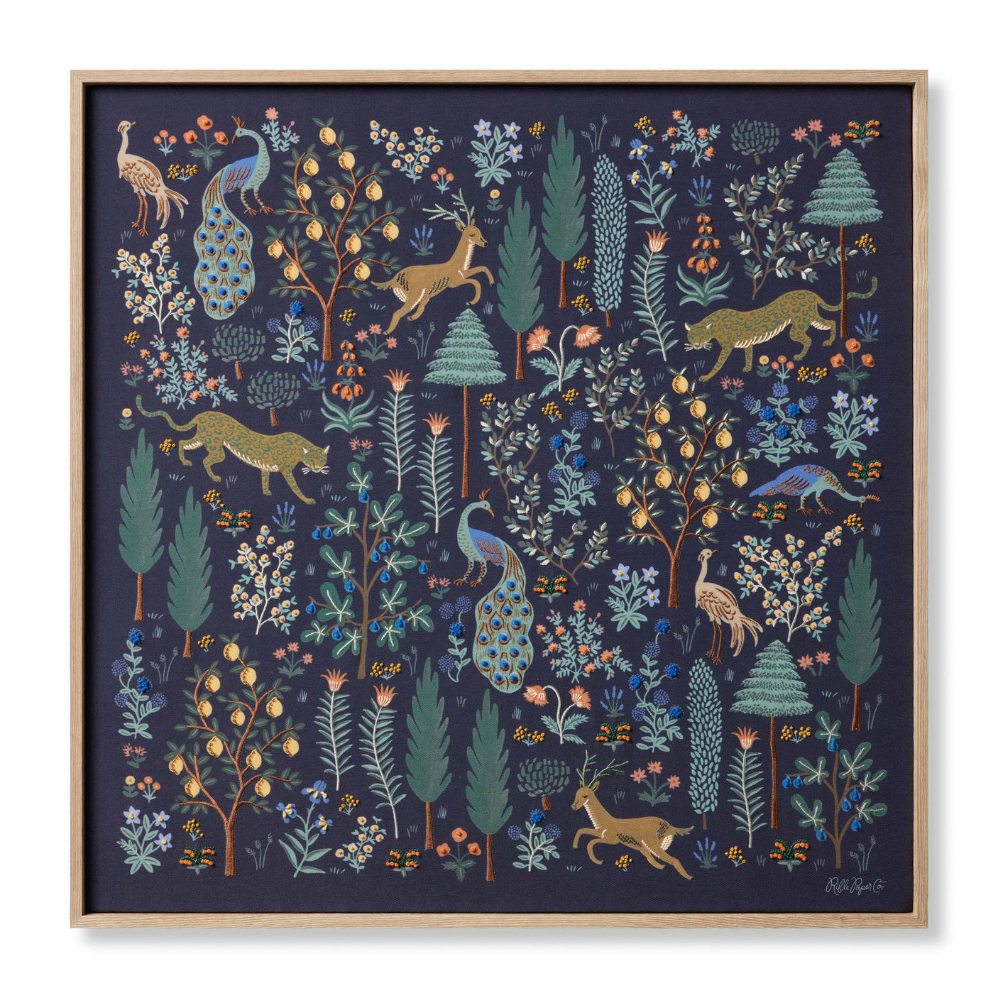 Navy Menagerie Wall Art
