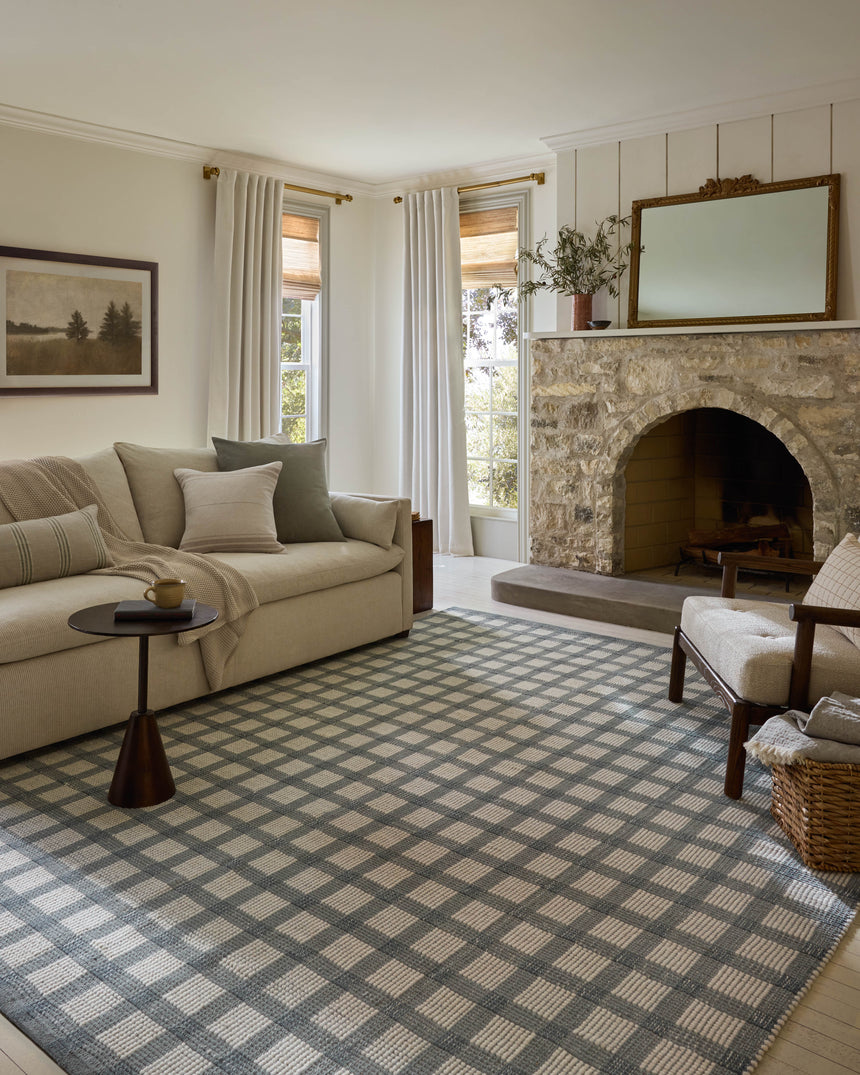Ryder Rug 02 | Blue / Ivory