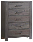 Grigio Brushed Oak | Rustico 5 Drawer Dresser | Valley Ridge Furniture